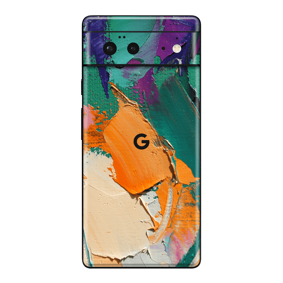Google Pixel 6 Print Printed Custom Signature Oil Painting Fragment Skin Wrap Sticker Decal Cover Protector by EasySkinz | EasySkinz.com