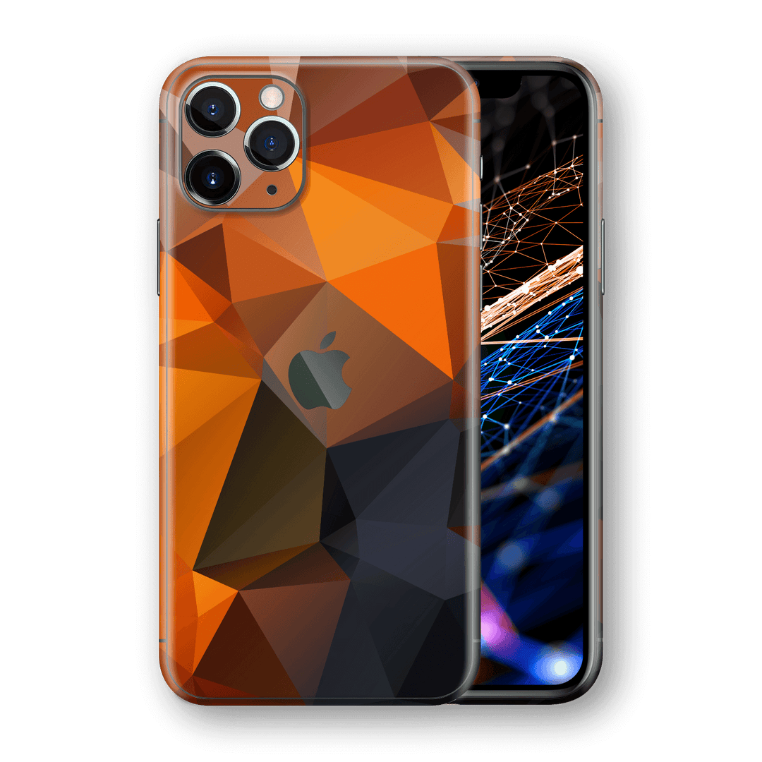 iPhone 11 PRO SIGNATURE Faceted TRIANGLES Skin, Wrap, Decal, Protector, Cover by EasySkinz | EasySkinz.com