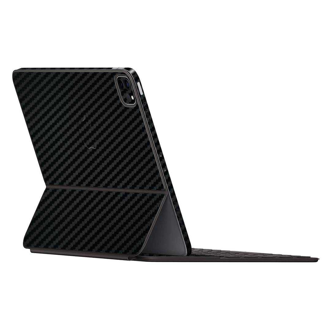 Smart Keyboard Folio for iPad Pro 12.9" Black 3D Textured Carbon Fibre Fiber Skin Wrap Sticker Decal Cover Protector by EasySkinz | EasySkinz.com