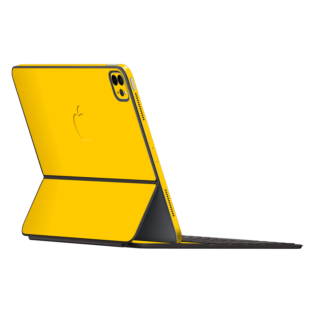 Smart Keyboard Folio for iPad Pro 12.9" Gloss Glossy Golden Yellow Skin Wrap Sticker Decal Cover Protector by EasySkinz | EasySkinz.com