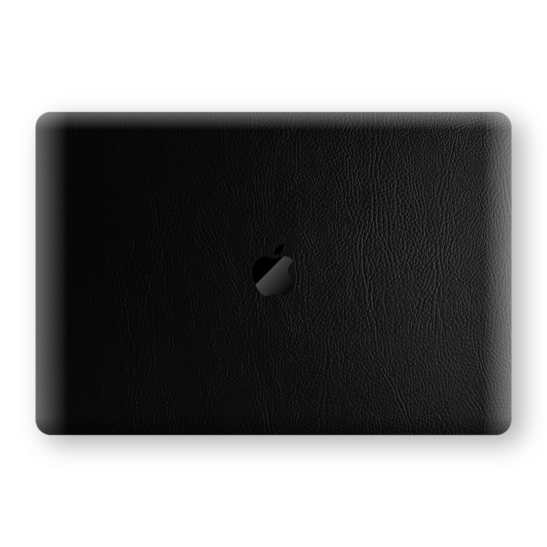 MacBook Pro 13" (2019) Luxuria Riders Black Leather Jacket 3D Textured Skin Wrap Decal Cover Protector by EasySkinz | EasySkinz.com