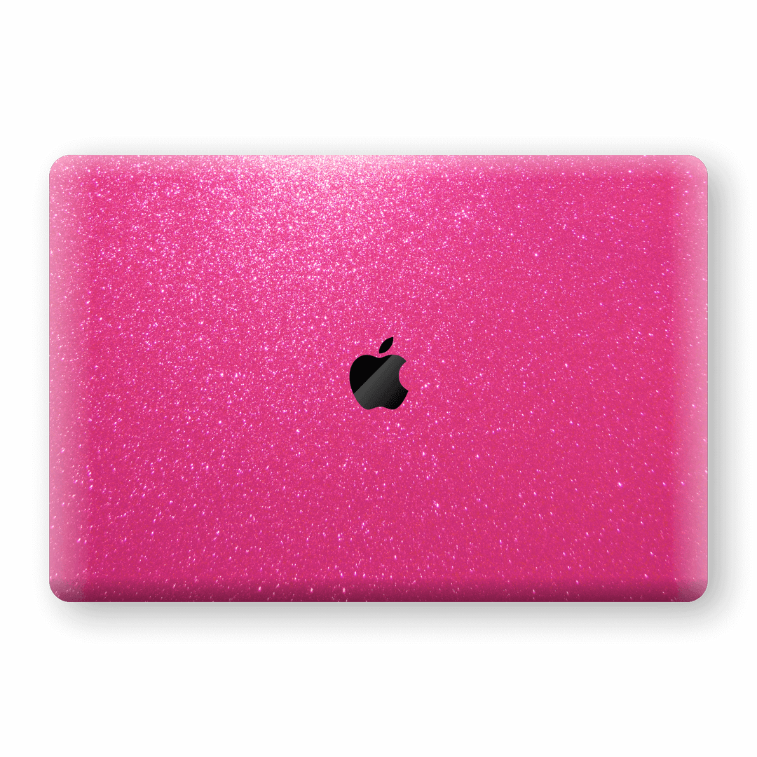 MacBook Air 13" (2018-2019) Diamond Candy Magenta Shimmering, Sparkling, Glitter Skin, Wrap, Decal, Protector, Cover by EasySkinz | EasySkinz.com