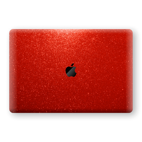 MacBook Air 13" (2018-2019) Diamond Red Shimmering, Sparkling, Glitter Skin, Wrap, Decal, Protector, Cover by EasySkinz | EasySkinz.com
