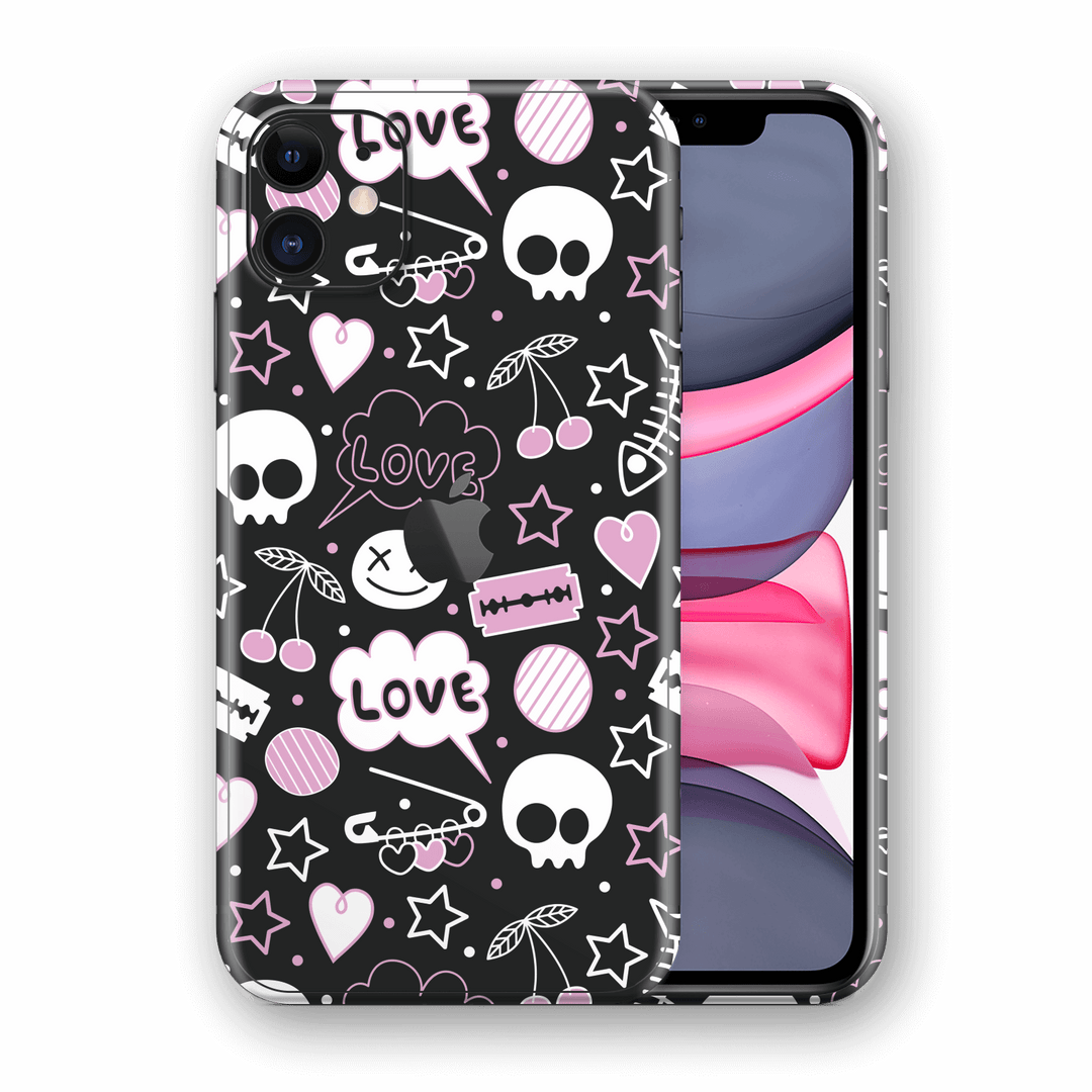 iPhone 11 SIGNATURE Scary Fun STICKERS Skin, Wrap, Decal, Protector, Cover by EasySkinz | EasySkinz.com