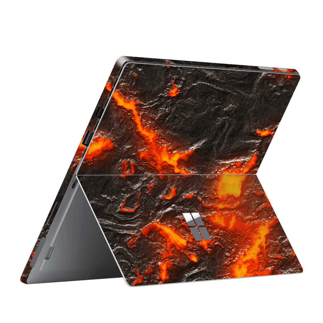 Microsoft Surface Pro (2017) Print Printed Custom Signature MAGMA Lava Skin Wrap Sticker Decal Cover Protector by EasySkinz