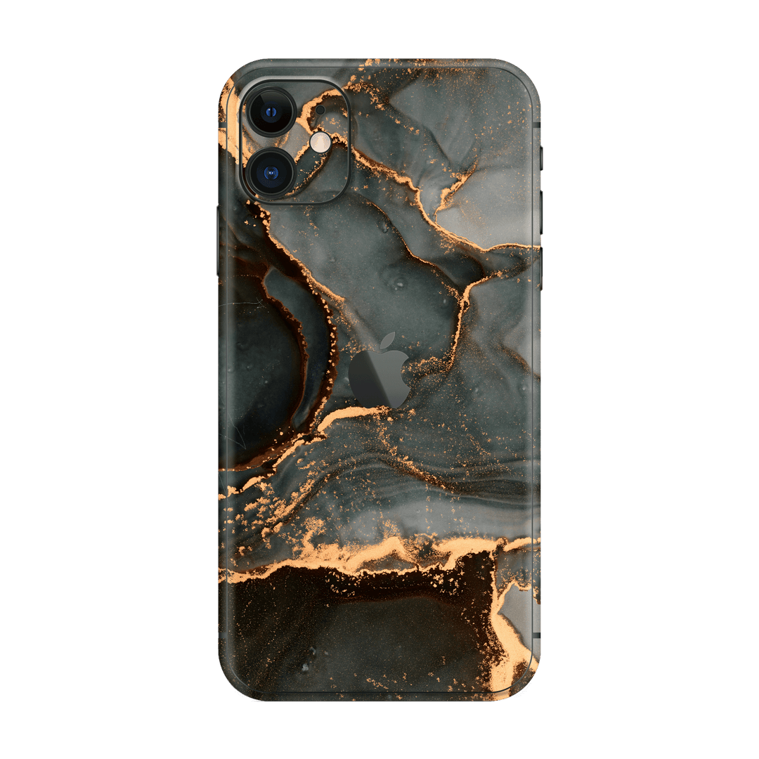 iPhone 11 Print Printed Custom SIGNATURE AGATE GEODE Deep Forest Skin, Wrap, Decal, Protector, Cover by EasySkinz | EasySkinz.com