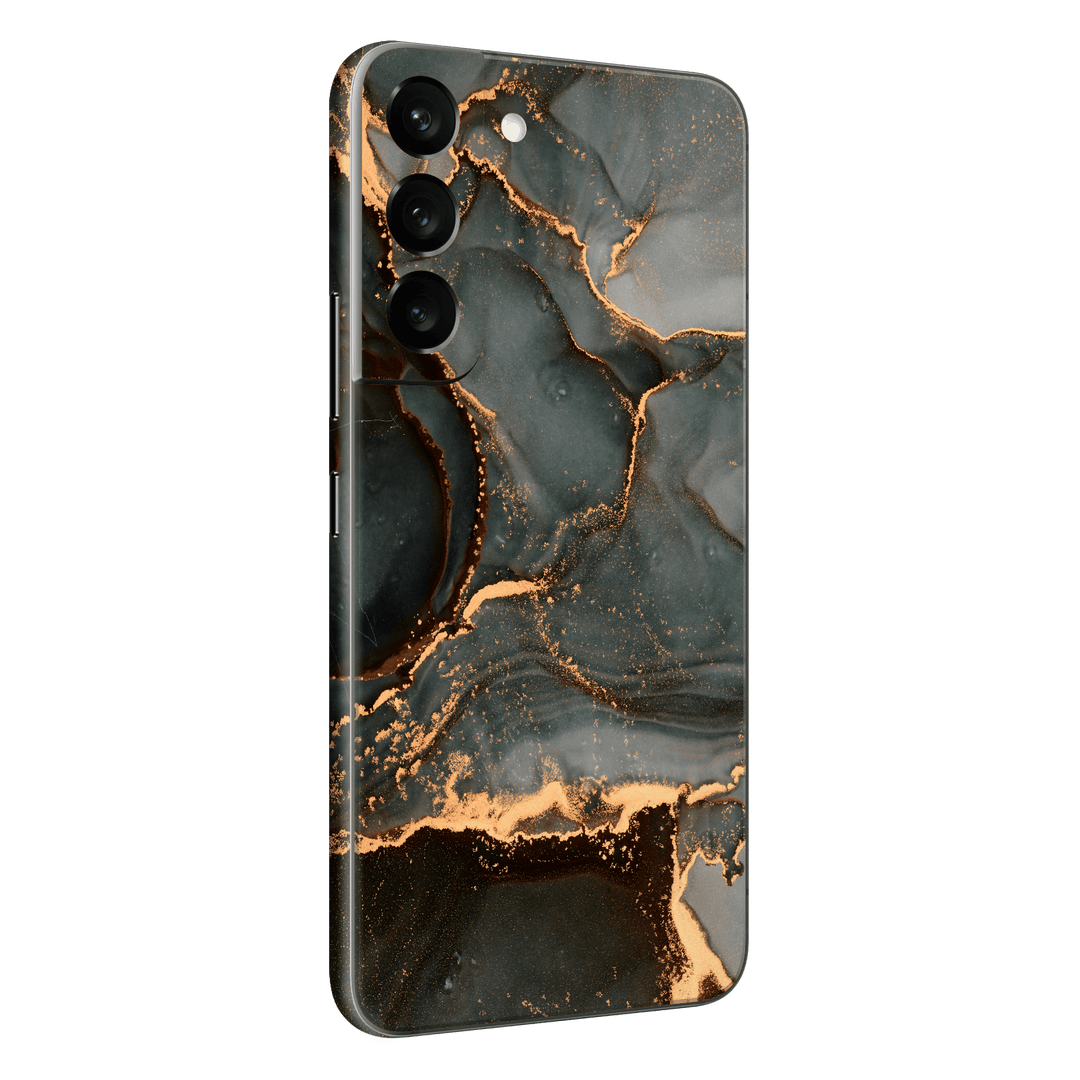 Samsung Galaxy S22+ PLUS Print Printed Custom SIGNATURE AGATE GEODE Deep Forest Skin, Wrap, Decal, Protector, Cover by EasySkinz | EasySkinz.com