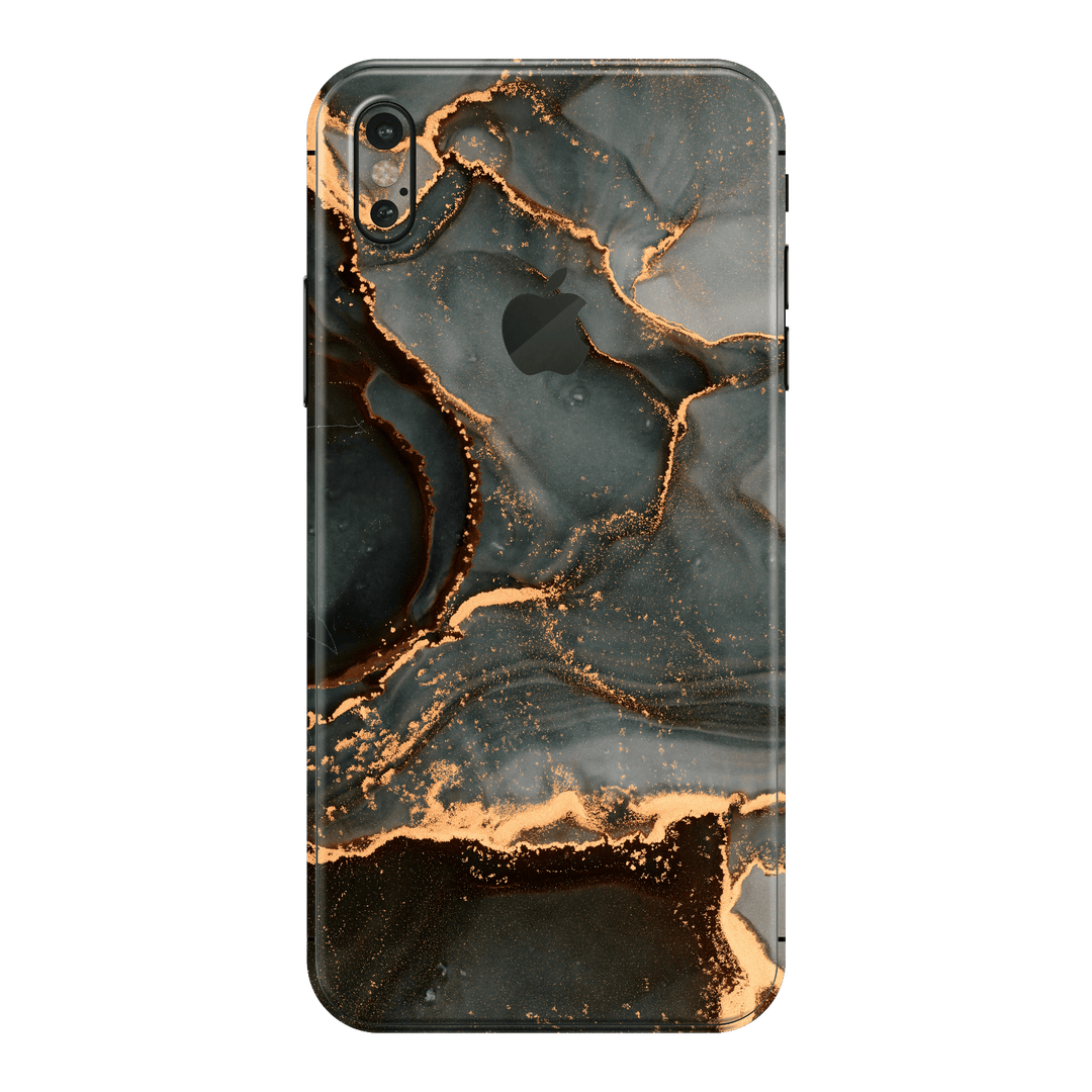 iPhone XS Print Printed Custom SIGNATURE AGATE GEODE Deep Forest Skin, Wrap, Decal, Protector, Cover by EasySkinz | EasySkinz.com