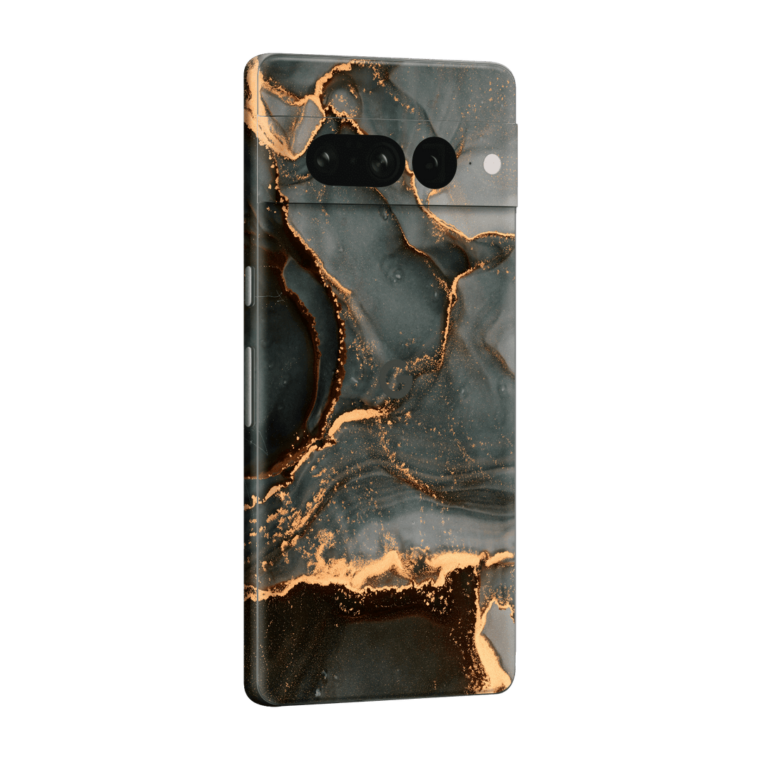 Google Pixel 7 PRO (2022) Print Printed Custom Signature AGATE GEODE Deep Forest Skin, Wrap, Decal, Protector, Cover by EasySkinz | EasySkinz.com