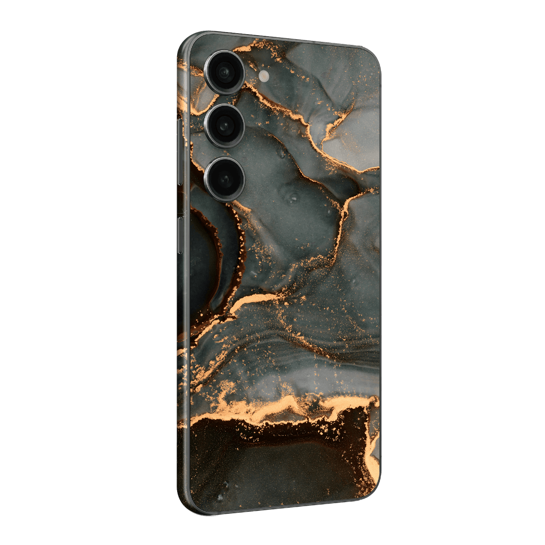 Samsung Galaxy S23+ PLUS Print Printed Custom SIGNATURE AGATE GEODE Deep Forest Skin, Wrap, Decal, Protector, Cover by EasySkinz | EasySkinz.com