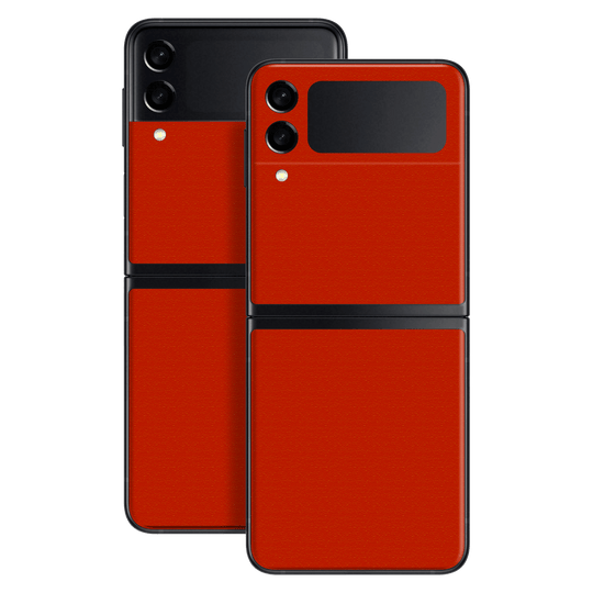 Samsung Galaxy Z Flip 3 Luxuria Red Cherry Juice 3D Textured Skin Wrap Sticker Decal Cover Protector by EasySkinz | EasySkinz.com