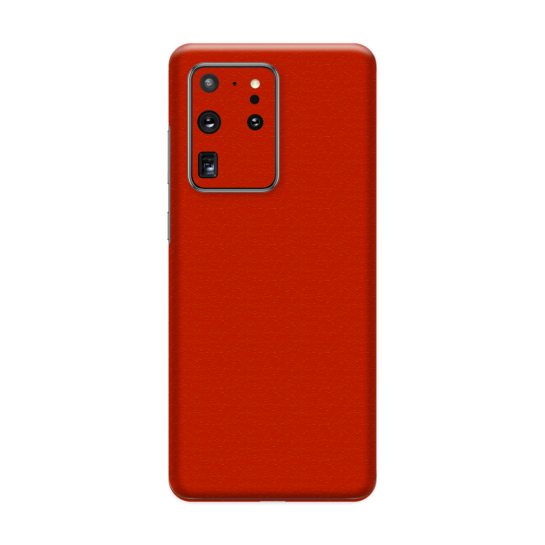Samsung Galaxy S20 ULTRA Luxuria Red Cherry Juice Matt 3D Textured Skin Wrap Sticker Decal Cover Protector by EasySkinz | EasySkinz.com