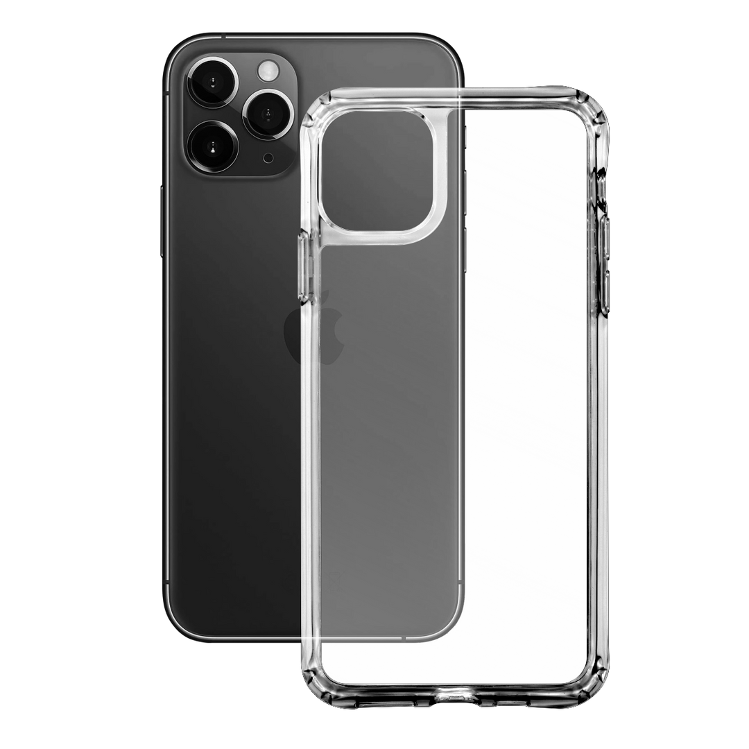 iPhone 11 Pro EZY See-Through Hybrid Case, Liquid Case, Clear Case, Crystal Clear Case, Transparent Case by EasySkinz