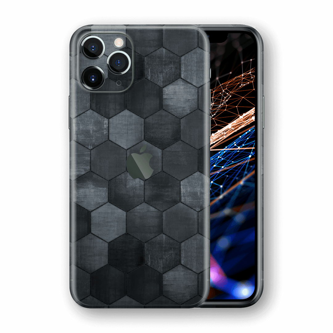 iPhone 11 PRO SIGNATURE Slate Honeycomb Tiles Skin, Wrap, Decal, Protector, Cover by EasySkinz | EasySkinz.com