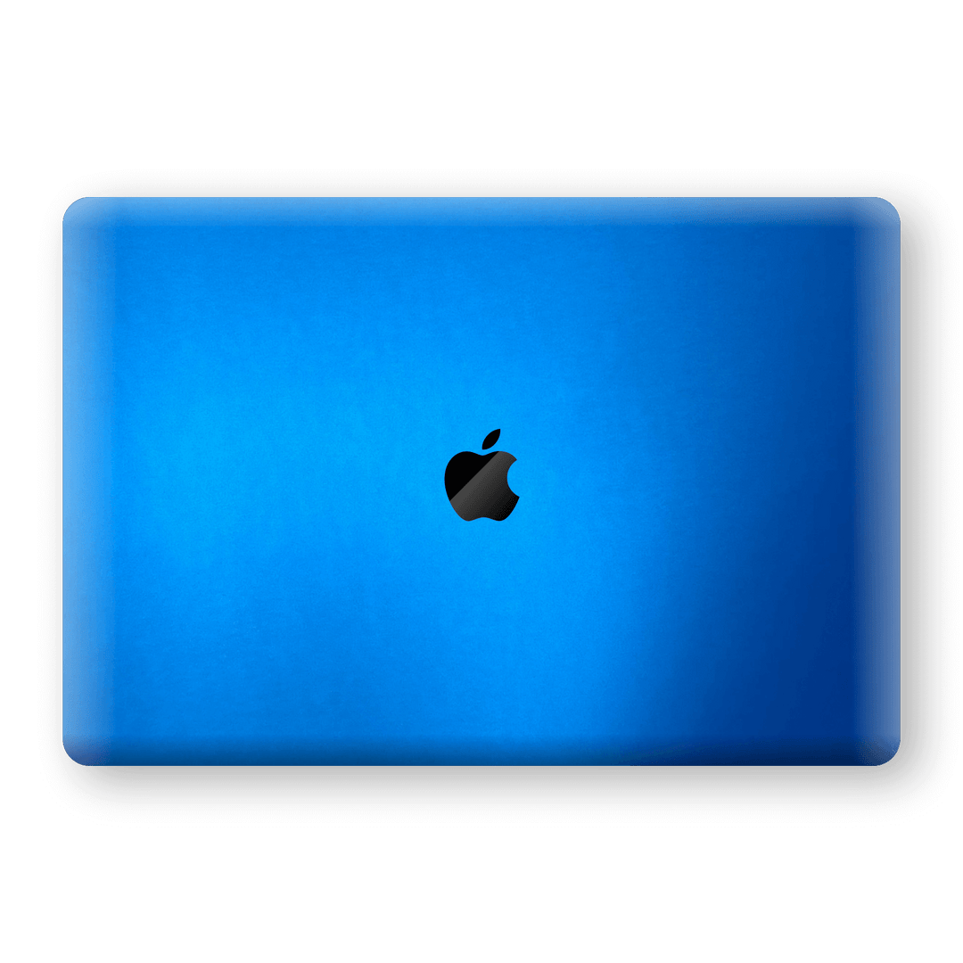 MacBook Pro 15" Touch Bar Satin Blue Metallic Matt Matte Skin Wrap Sticker Decal Cover Protector by EasySkinz