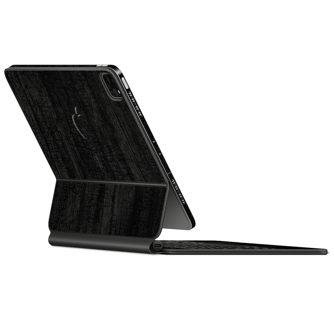 Magic Keyboard for iPad Pro 12.9" M1 (5th Gen, 2021) Luxuria Black Charcoal Black Dragon Coal Stone 3D Textured Skin Wrap Sticker Decal Cover Protector by EasySkinz | EasySkinz.com