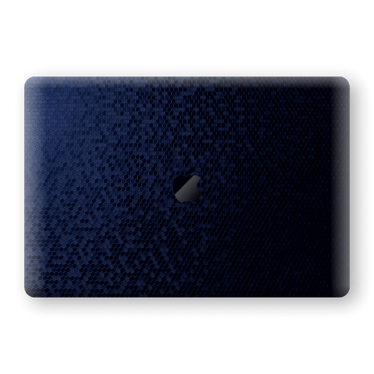 MacBook Pro 13" (2019) Navy Blue Honeycomb 3D Textured Skin Wrap Sticker Decal Cover Protector by EasySkinz