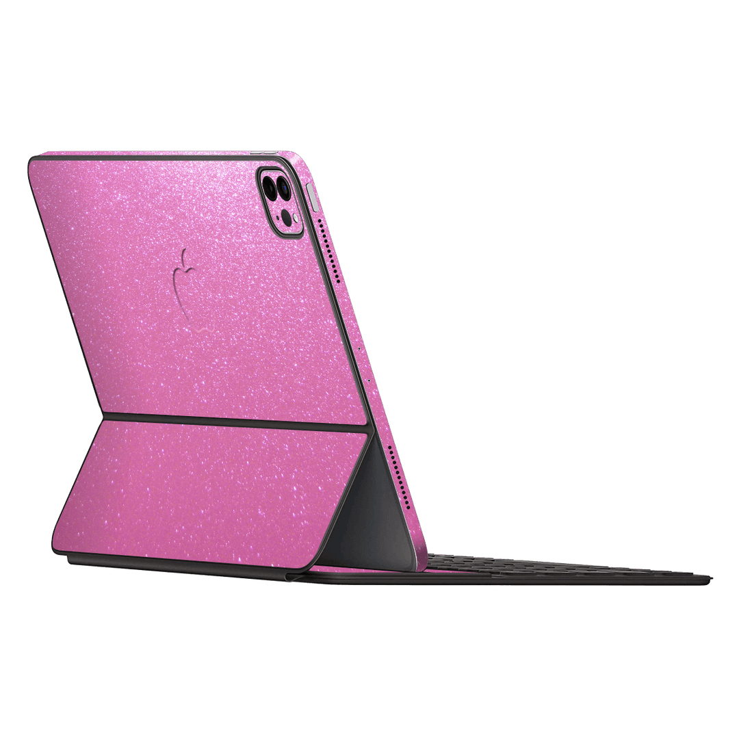 Smart Keyboard Folio for iPad Pro/Air 11” Diamond Pink Shimmering Sparkling Glitter Skin Wrap Sticker Decal Cover Protector by EasySkinz | EasySkinz.com