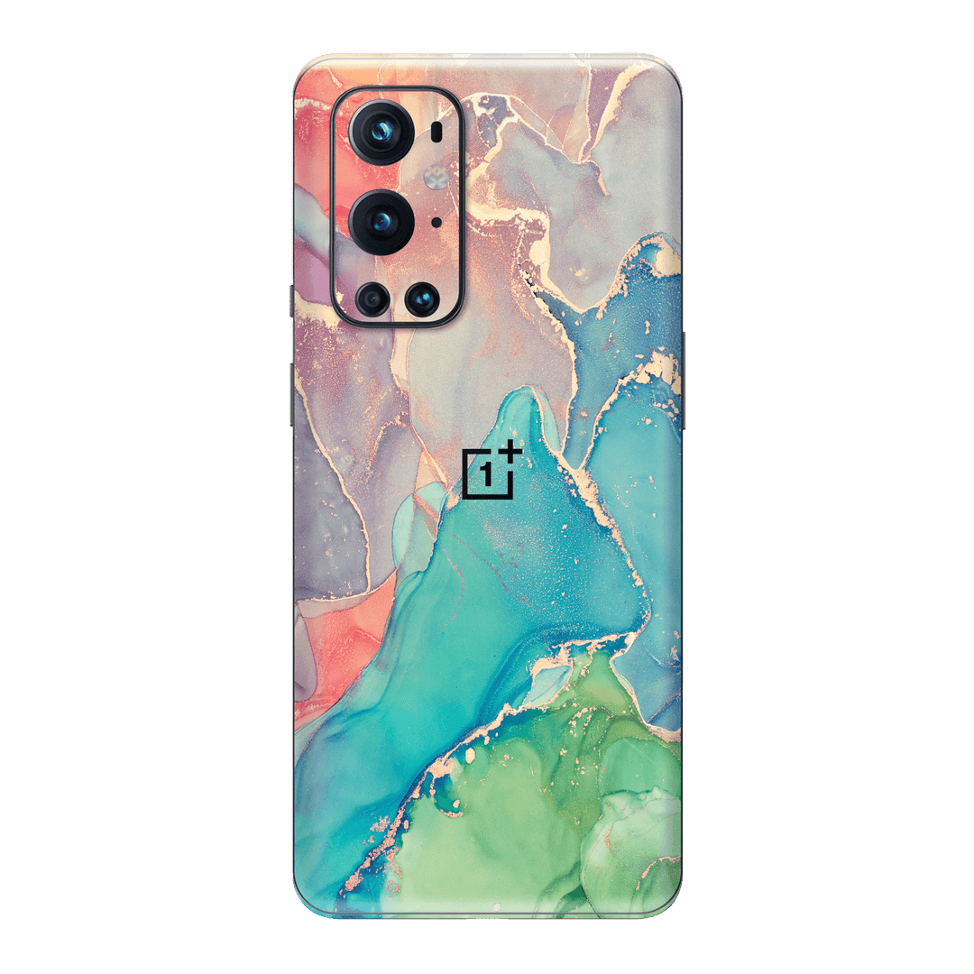 OnePlus 9 Pro Print Printed Custom Signature AGATE GEODE Pastel Skin Wrap Sticker Decal Cover Protector by EasySkinz