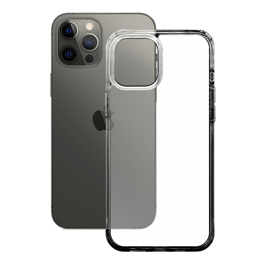 iPhone 12 Pro MAX EZY See-Through Hybrid Case, Liquid Case, Clear Case, Crystal Clear Case, Transparent Case by EasySkinz