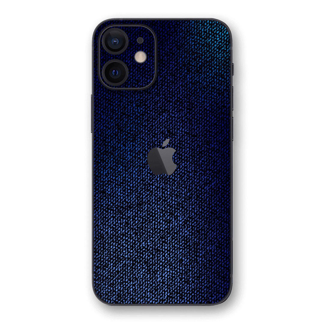 iPhone 12 SIGNATURE Oxford Blue Mesh Skin, Wrap, Decal, Protector, Cover by EasySkinz | EasySkinz.com