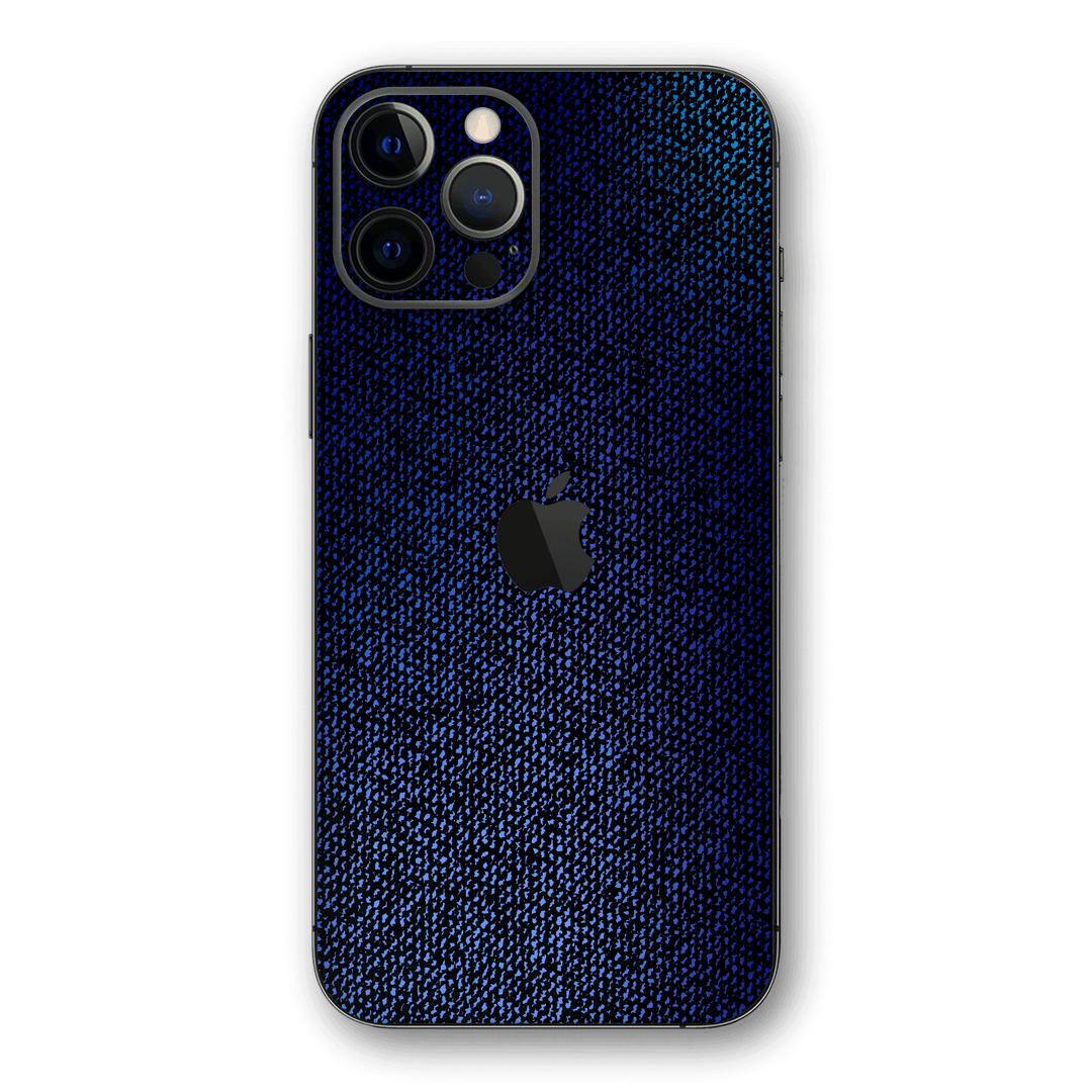 iPhone 12 PRO SIGNATURE Oxford Blue Mesh Skin, Wrap, Decal, Protector, Cover by EasySkinz | EasySkinz.com