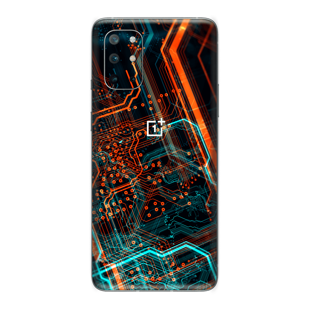 OnePlus 8T Print Printed Custom Signature NEON PCB Board Skin, Wrap, Decal, Protector, Cover by EasySkinz | EasySkinz.com