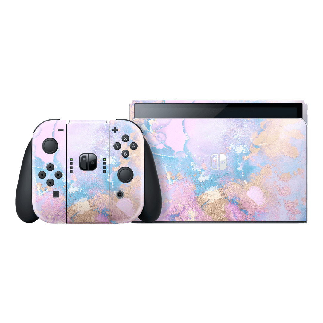 Nintendo Switch OLED Print Printed Custom Signature Sweet Pastels Skin Wrap Sticker Decal Cover Protector by EasySkinz | EasySkinz.com