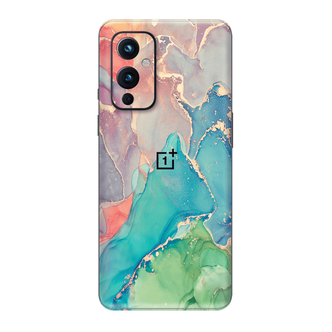 OnePlus 9 Print Printed Custom Signature AGATE GEODE Pastel Skin Wrap Sticker Decal Cover Protector by EasySkinz