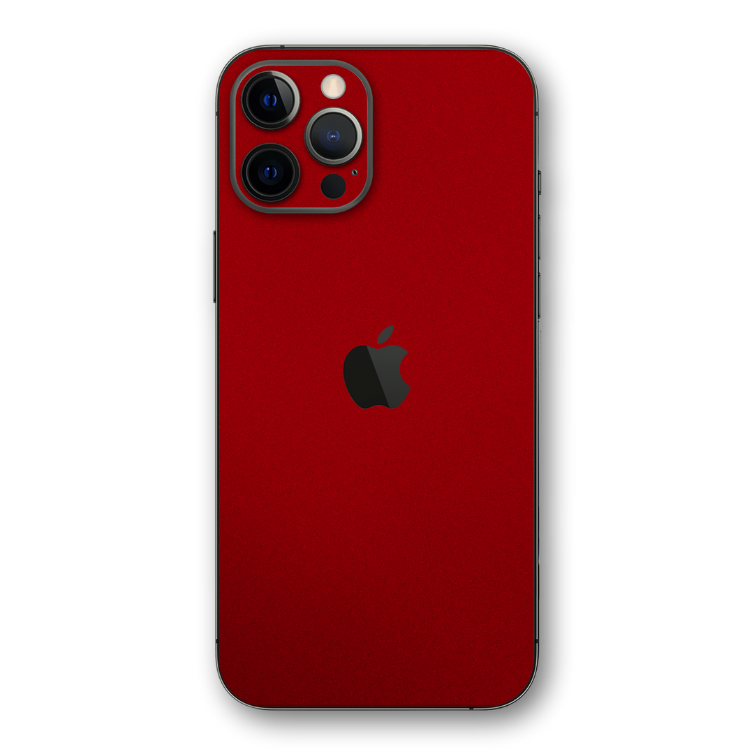 iPhone 12 Pro MAX Glossy Racing Red Metallic Skin, Wrap, Decal, Protector, Cover by EasySkinz | EasySkinz.com