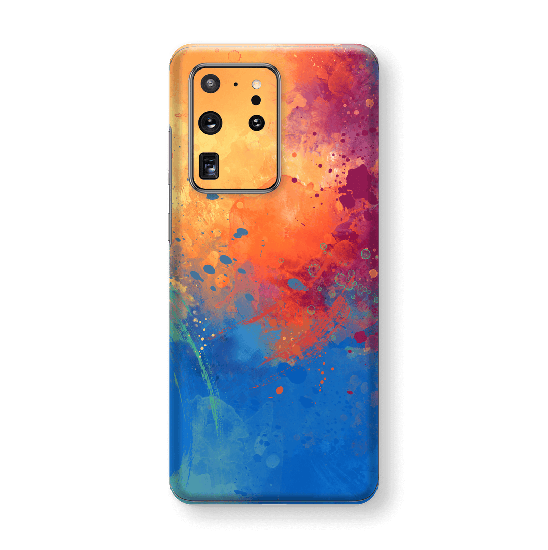 Samsung Galaxy S20 ULTRA Print Printed Custom SIGNATURE SUNSET Watercolour Skin Wrap Sticker Decal Cover Protector by EasySkinz