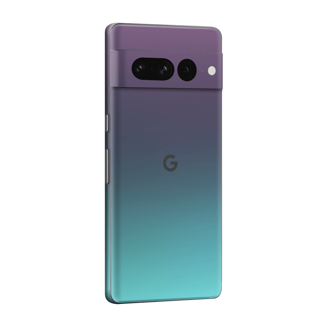 Google Pixel 7 PRO (2022) Chameleon Turquoise Lavender Colour-changing Metallic Skin Wrap Sticker Decal Cover Protector by EasySkinz | EasySkinz.com