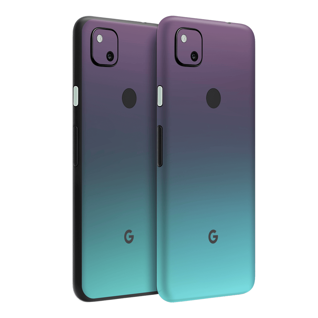 Google Pixel 4a Chameleon Turquoise Lavender Skin Wrap Sticker Decal Cover Protector by EasySkinz