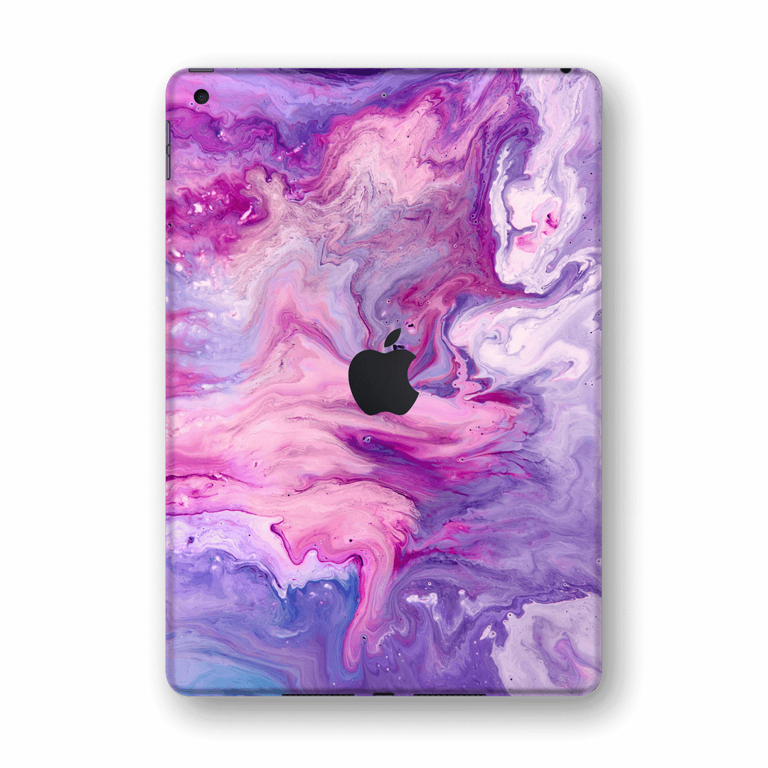iPad 10.2" (8th Gen, 2020) SIGNATURE Abstract PURPLE Paint Skin Wrap Sticker Decal Cover Protector by EasySkinz