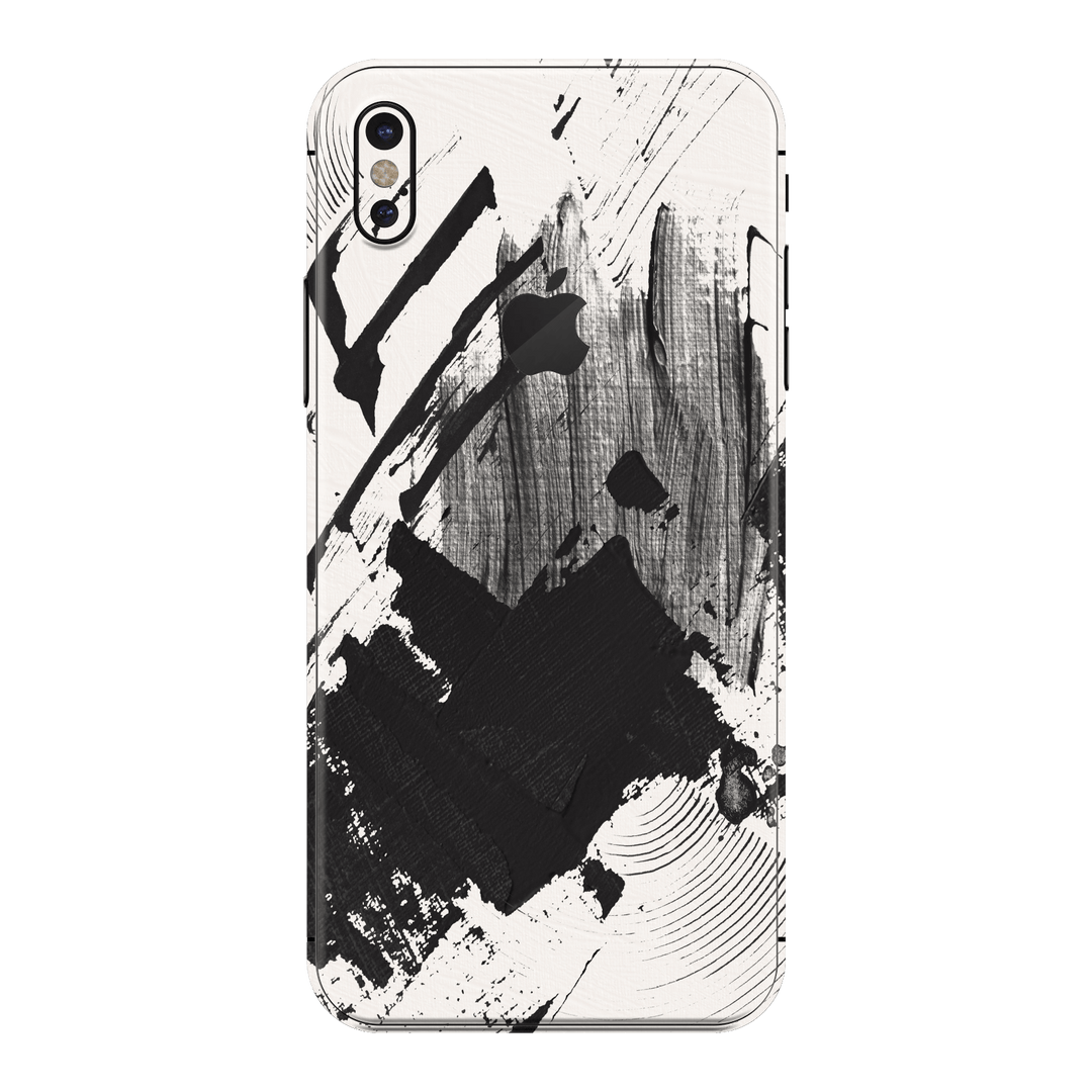 iPhone XS MAX Print Printed Custom SIGNATURE Black and White Madness Skin Wrap Sticker Decal Cover Protector by EasySkinz | EasySkinz.com