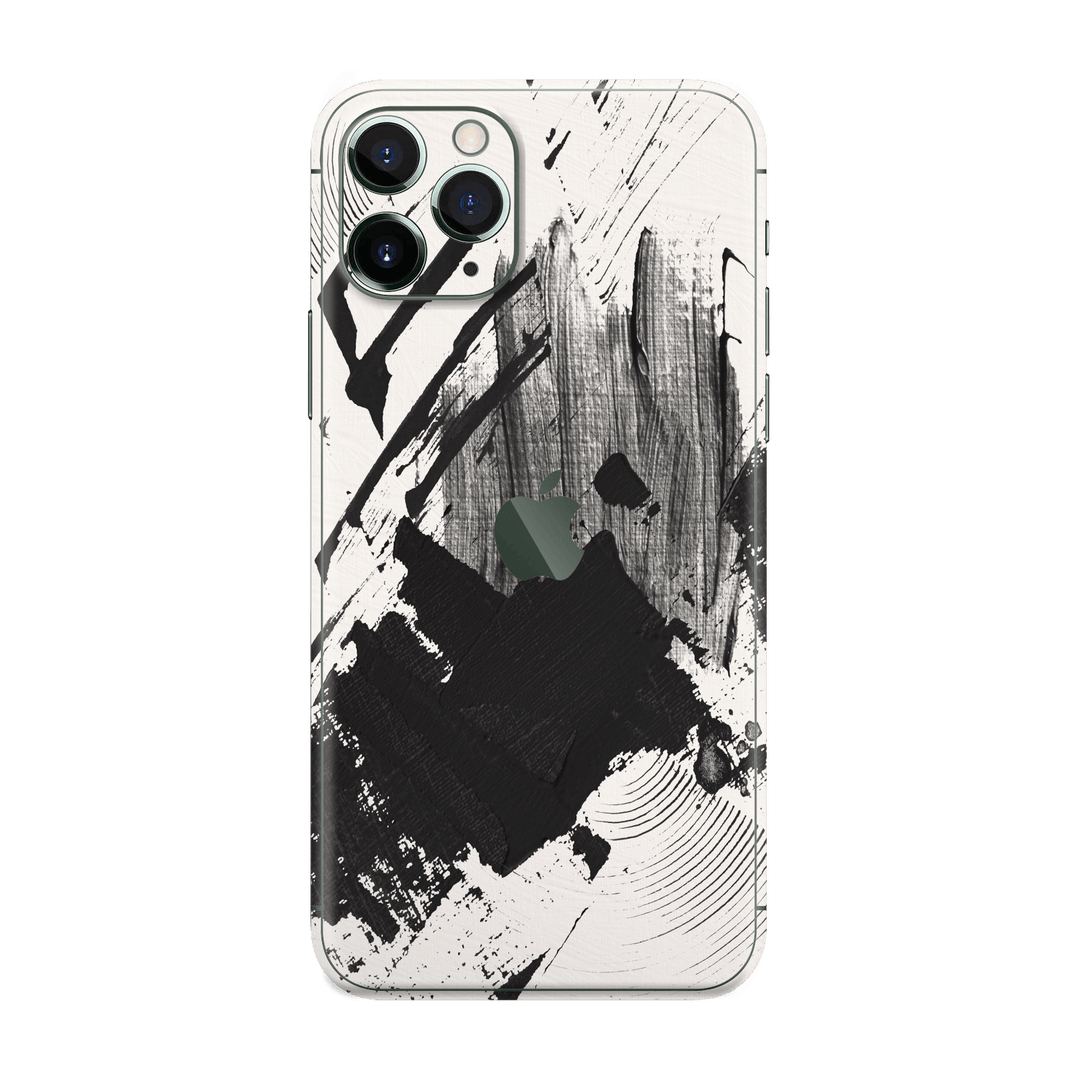 iPhone 11 PRO Print Printed Custom SIGNATURE Black and White Madness Skin Wrap Sticker Decal Cover Protector by EasySkinz | EasySkinz.com