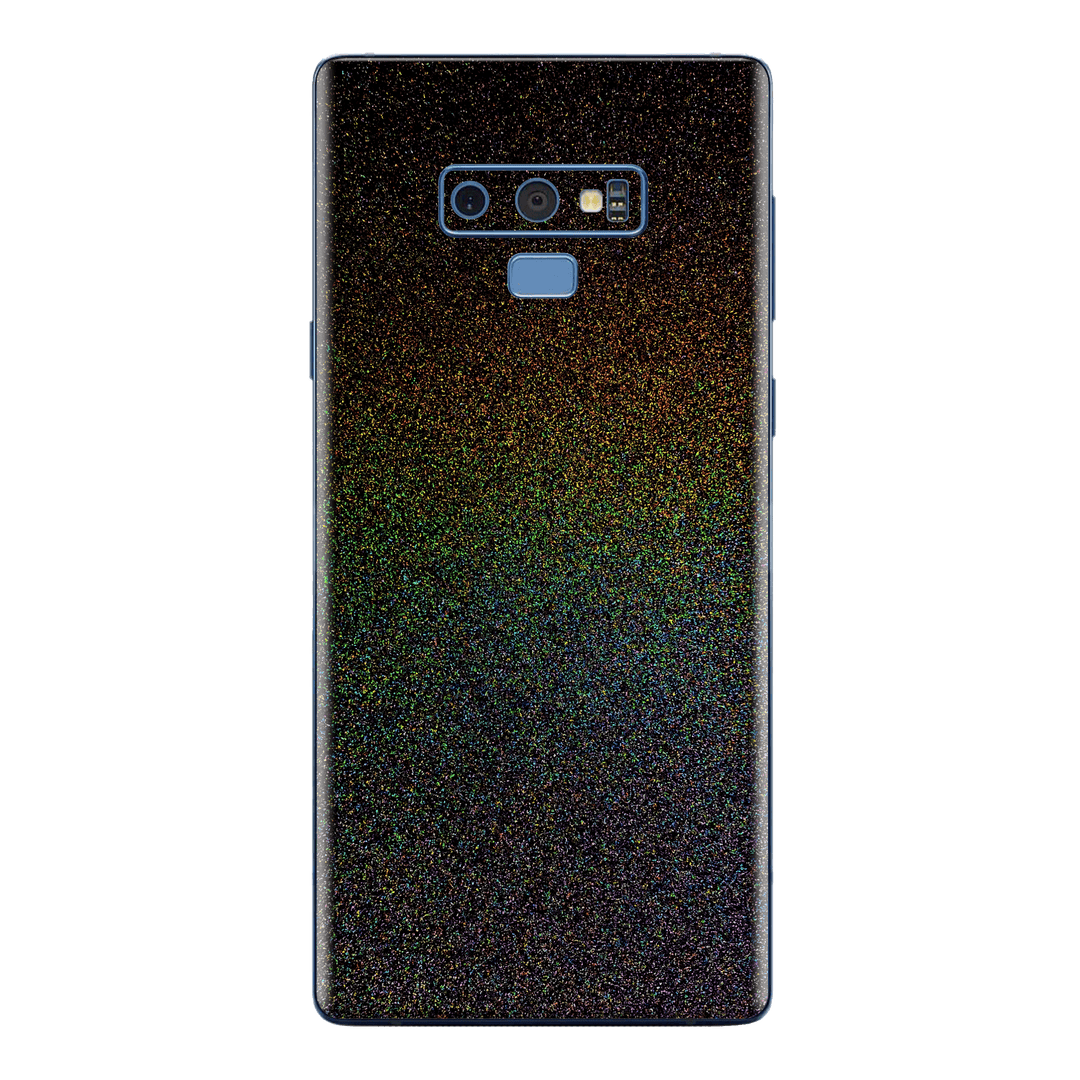 Samsung Galaxy NOTE 9 GALAXY Galactic Black Milky Way Rainbow Sparkling Metallic Gloss Finish Skin Wrap Sticker Decal Cover Protector by EasySkinz | EasySkinz.com