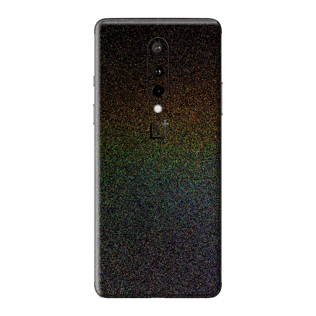 OnePlus 8 Glossy GALAXY Black Milky Way Rainbow Sparkling Metallic Skin Wrap Sticker Decal Cover Protector by EasySkinz