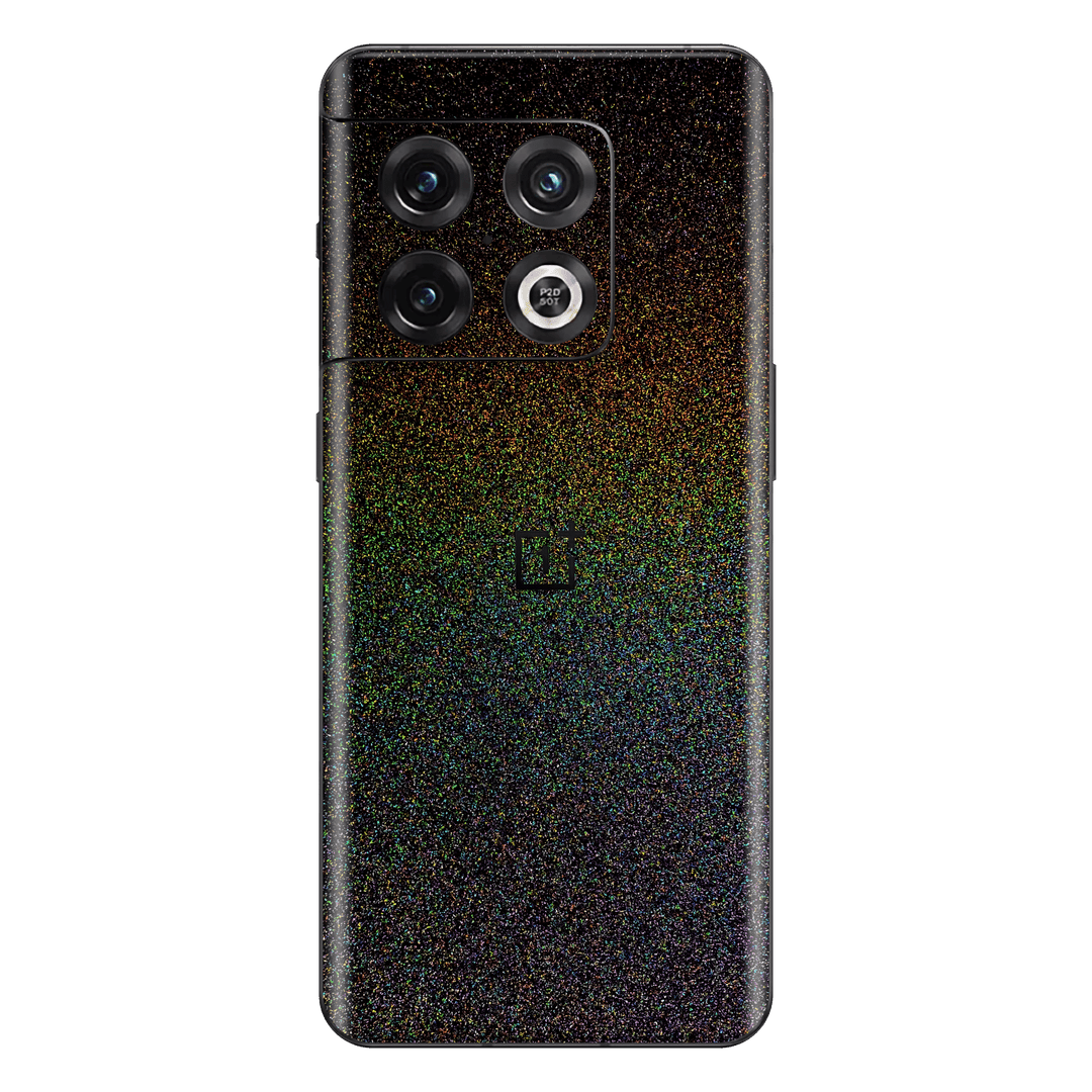 OnePlus 10 PRO GALAXY Black Milky Way Rainbow Sparkling Metallic Gloss Finish Skin Wrap Sticker Decal Cover Protector by EasySkinz | EasySkinz.com