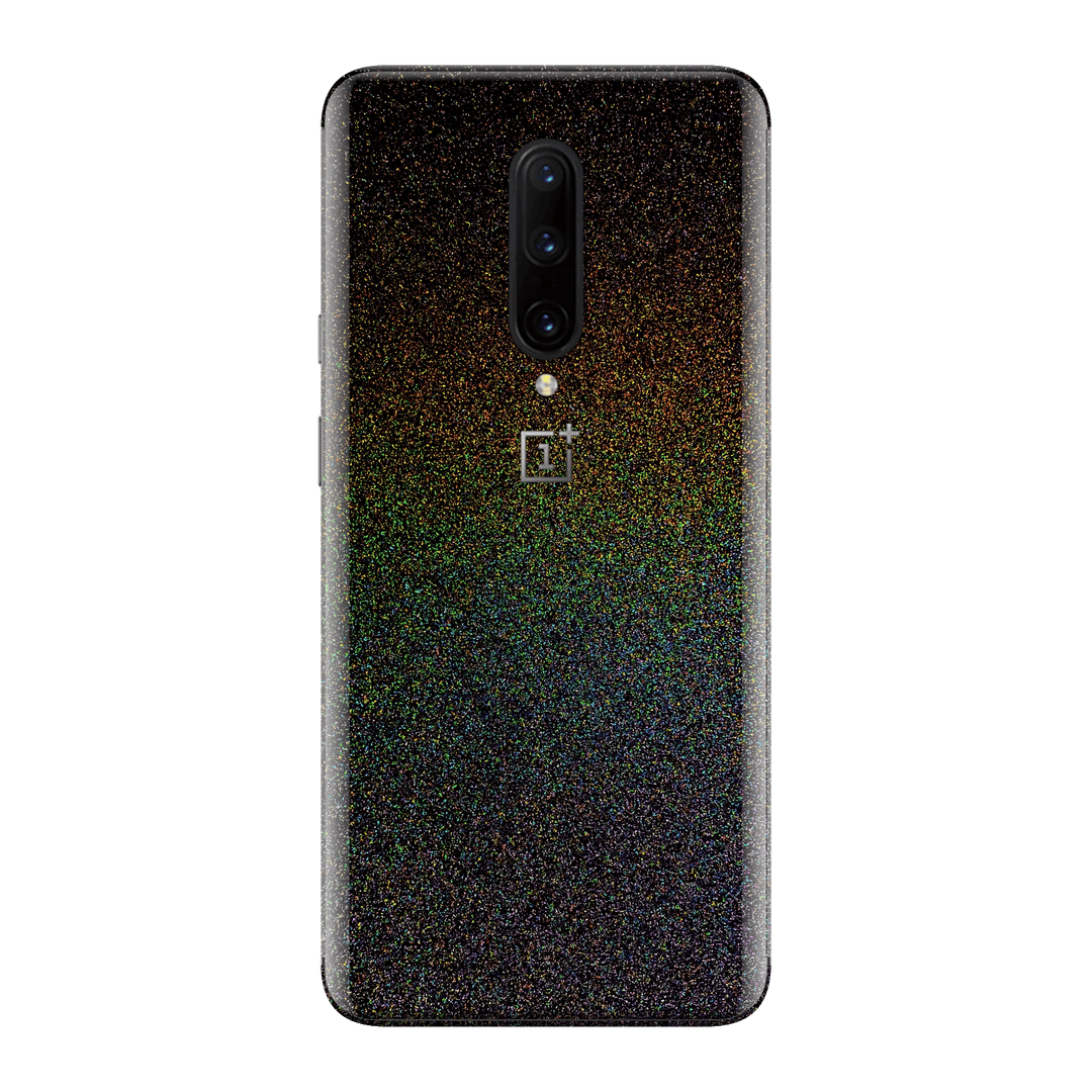 OnePlus 7 PRO Glossy GALAXY Black Milky Way Rainbow Sparkling Metallic Skin Wrap Sticker Decal Cover Protector by EasySkinz