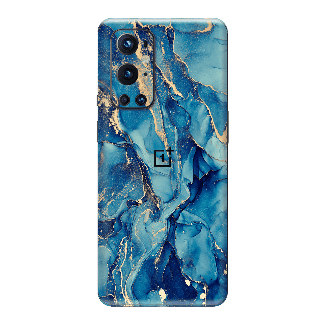 OnePlus 9 Pro Print Printed Custom Signature AGATE GEODE Ocean Treasure Skin Wrap Sticker Decal Cover Protector by EasySkinz