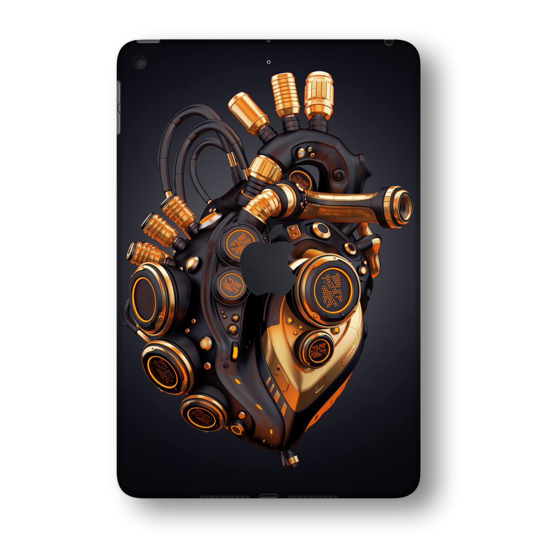 iPad MINI 5 (5th Generation 2019) SIGNATURE ROBOTIC HEART Skin Wrap Sticker Decal Cover Protector by EasySkinz