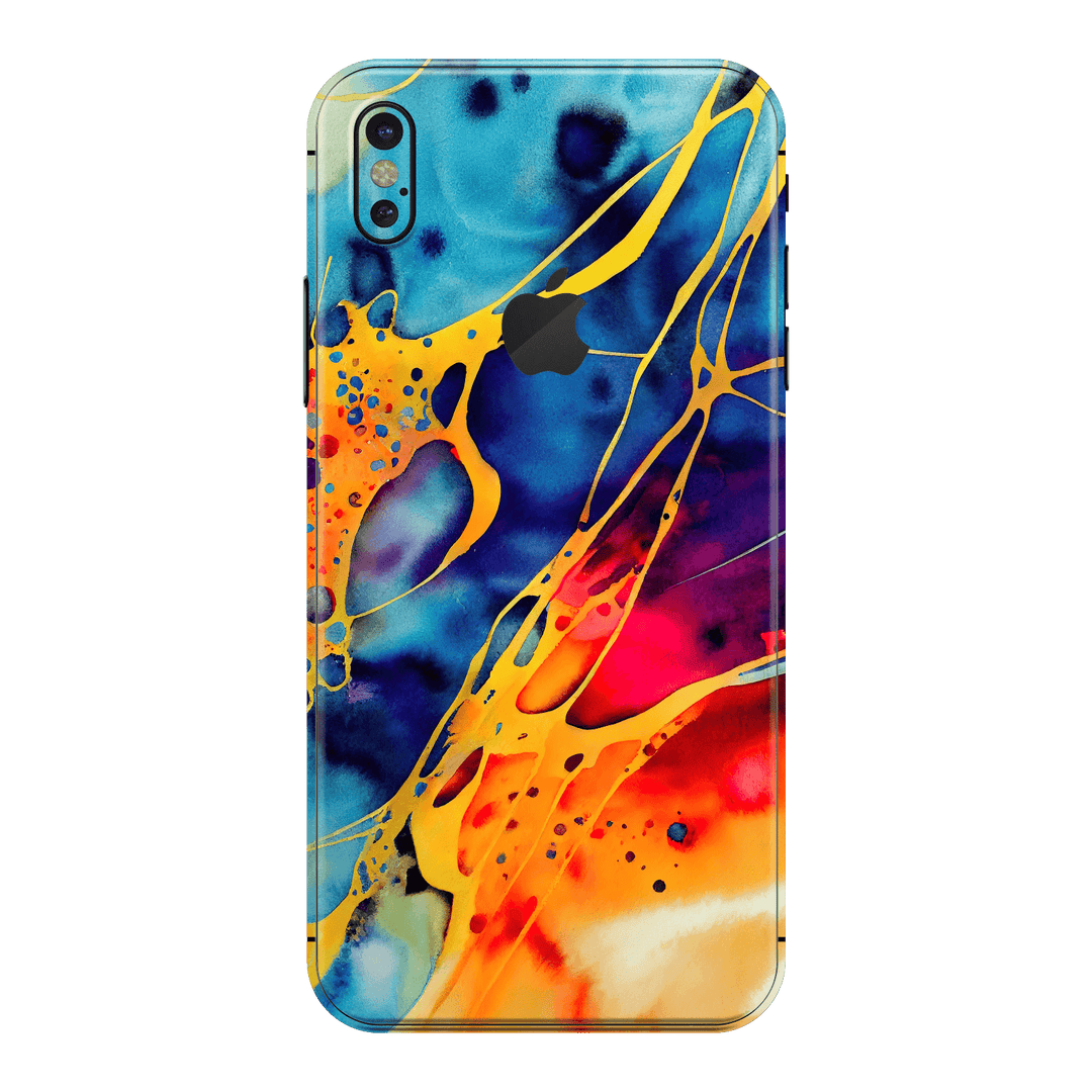 iPhone X Print Printed Custom SIGNATURE Five Senses Art Colours Colors Colorful Colourful Skin Wrap Sticker Decal Cover Protector by EasySkinz | EasySkinz.com