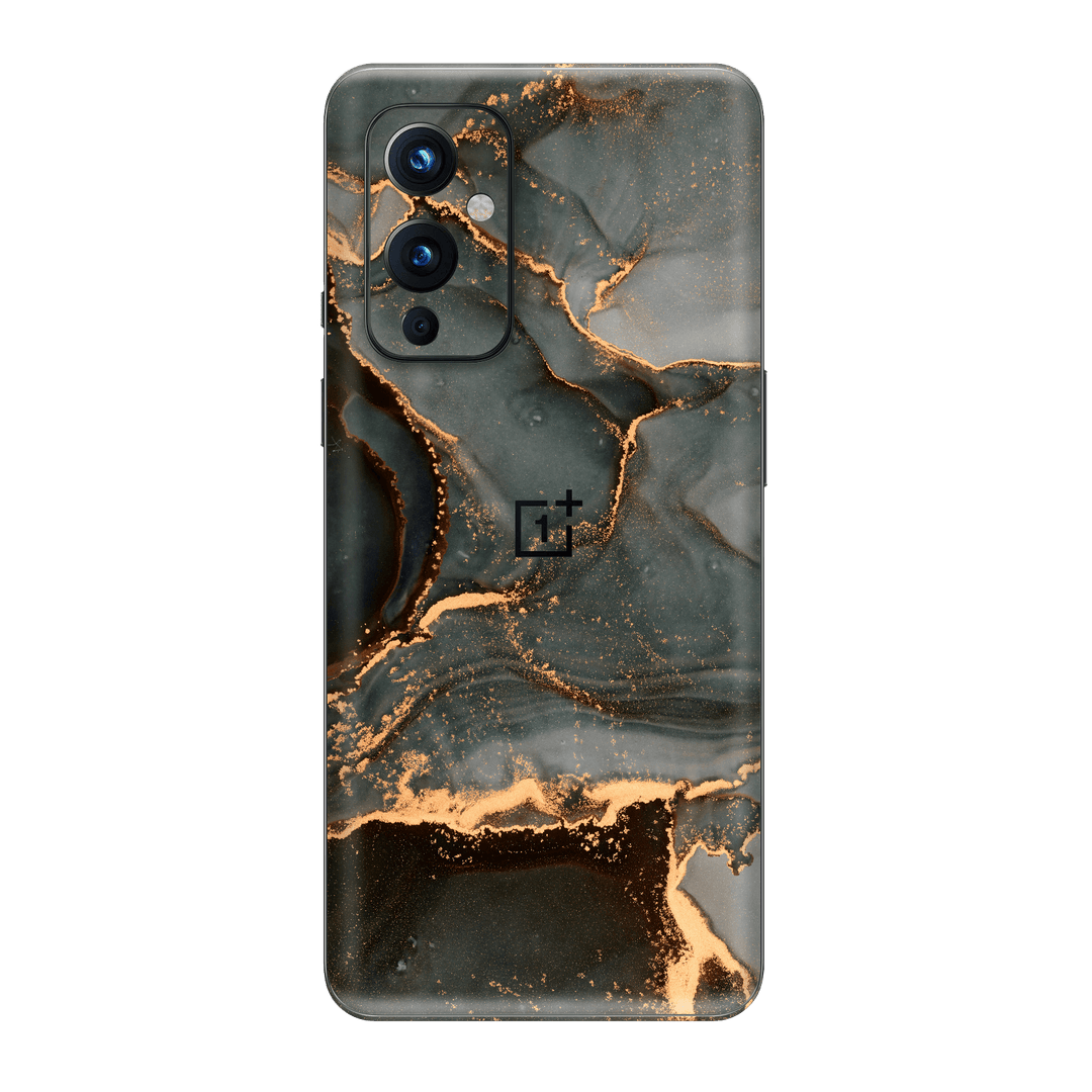 OnePlus 9 Print Printed Custom Signature AGATE GEODE Deep Forest Skin Wrap Sticker Decal Cover Protector by EasySkinz