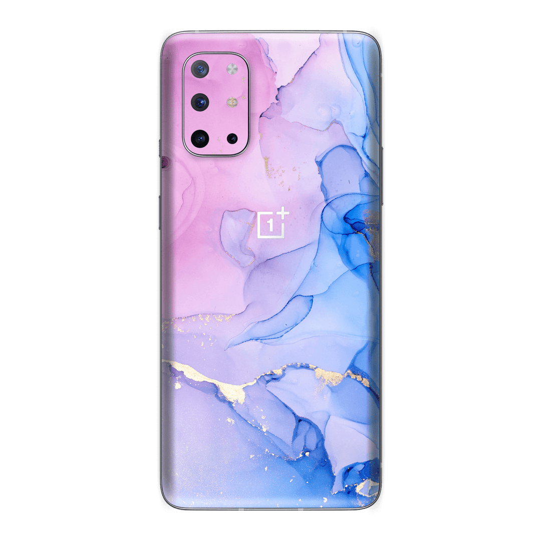 OnePlus 8T Print Printed Custom Signature AGATE GEODE Pink-Blue Skin, Wrap, Decal, Protector, Cover by EasySkinz | EasySkinz.com