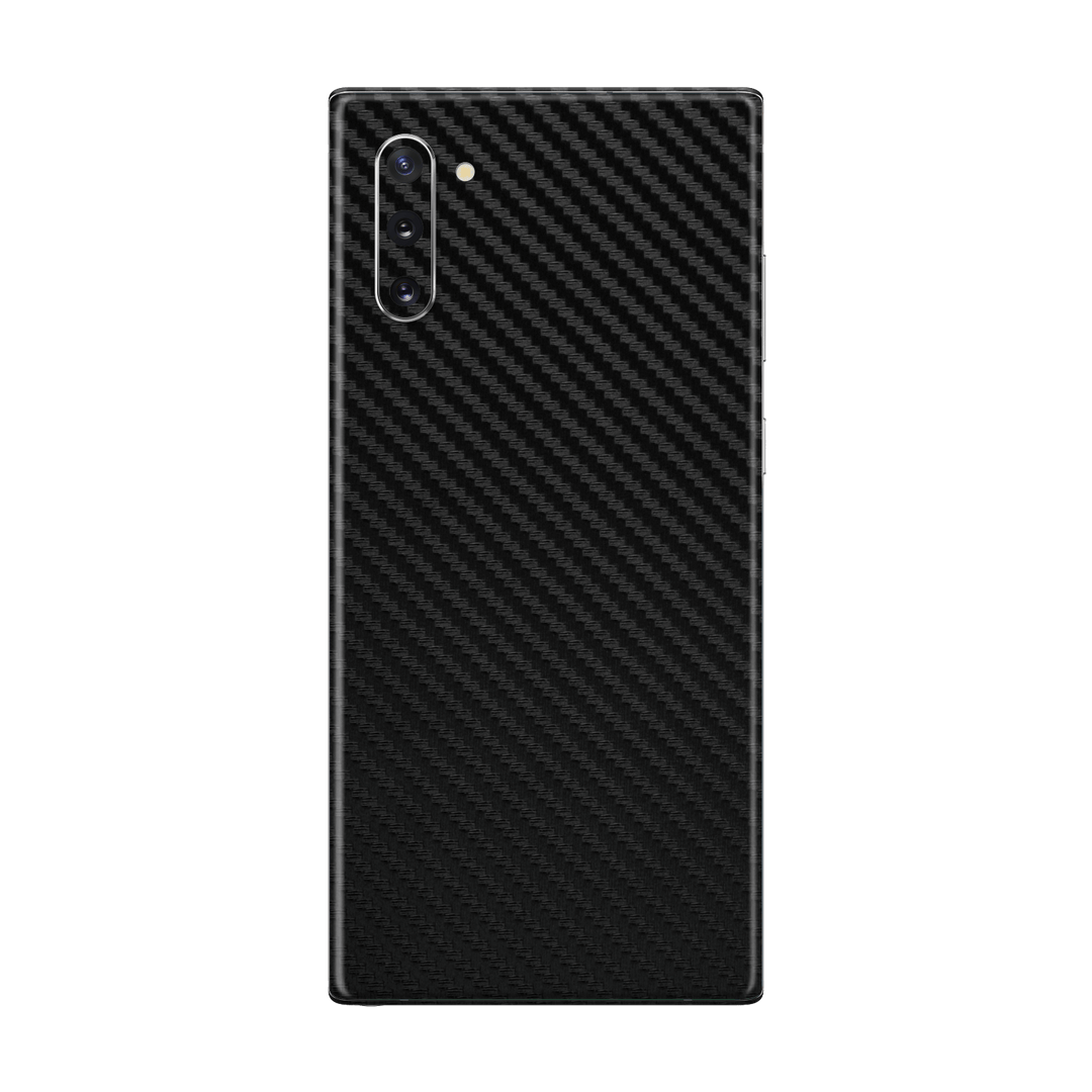 Samsung Galaxy S10+ PLUS 3D Textured Black Carbon Fibre Fiber Skin, Decal, Wrap, Protector, Cover by EasySkinz | EasySkinz.com