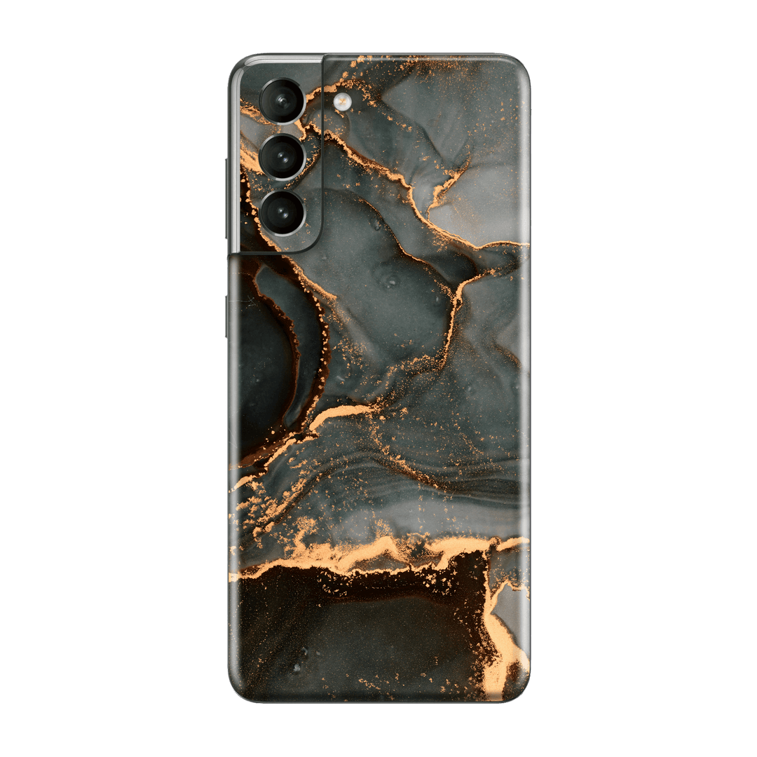 Samsung Galaxy S21+ PLUS Print Printed Custom Signature AGATE GEODE Deep Forest Skin, Wrap, Decal, Protector, Cover by EasySkinz | EasySkinz.com