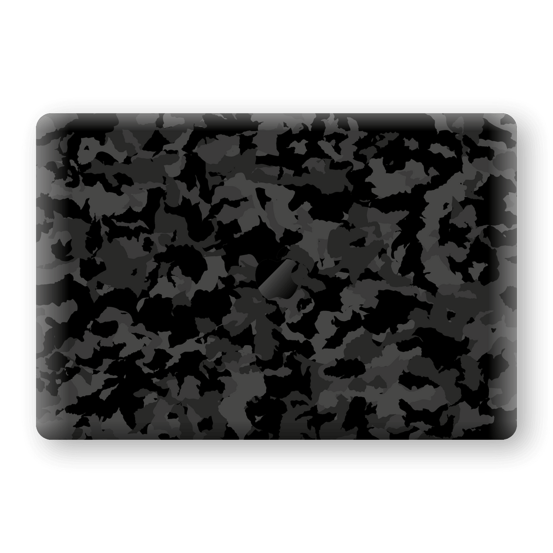 MacBook Pro 15" Touch Bar Print Printed Custom Signature Camouflage Black Skin Wrap Cover Decal by EasySkinz