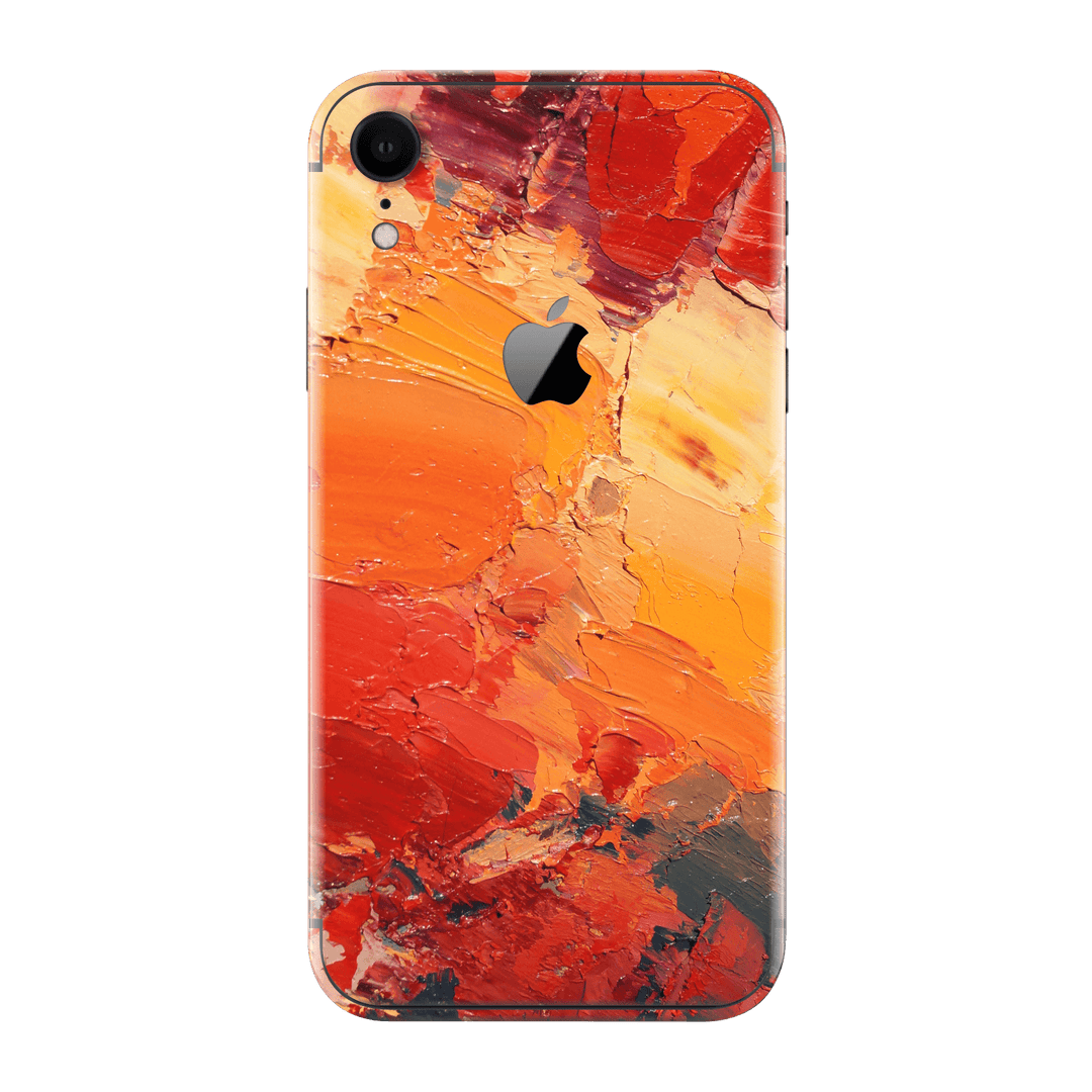 iPhone XR Print Printed Custom SIGNATURE Sunset in Oia Painting Skin Wrap Sticker Decal Cover Protector by EasySkinz | EasySkinz.com