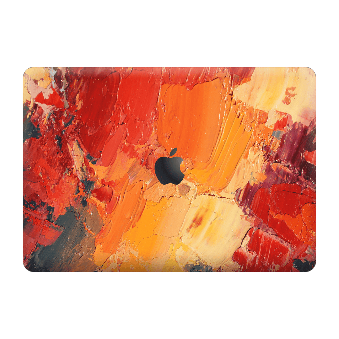 MacBook Air 13" (2020, M1) Print Printed Custom SIGNATURE Sunset in Oia Painting Skin Wrap Sticker Decal Cover Protector by EasySkinz | EasySkinz.com